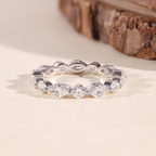 The Laurel | Marquise and Round Lab Grown Diamond Band