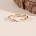 The Meridian | Round Lab Grown Diamond Open Band