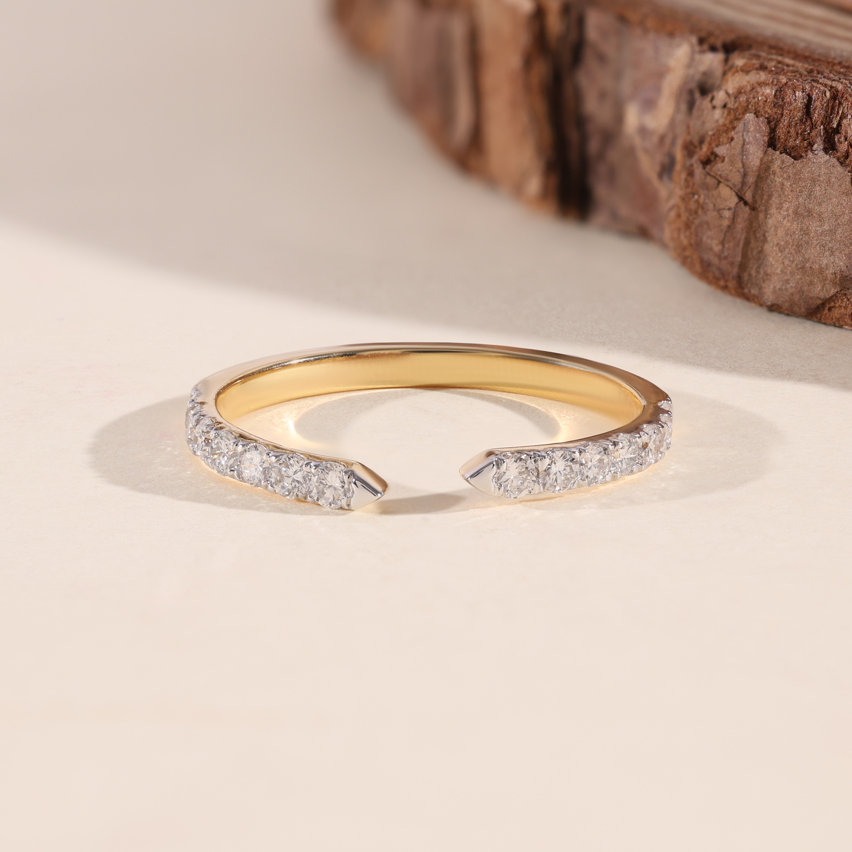 The Meridian | Round Lab Grown Diamond Open Band