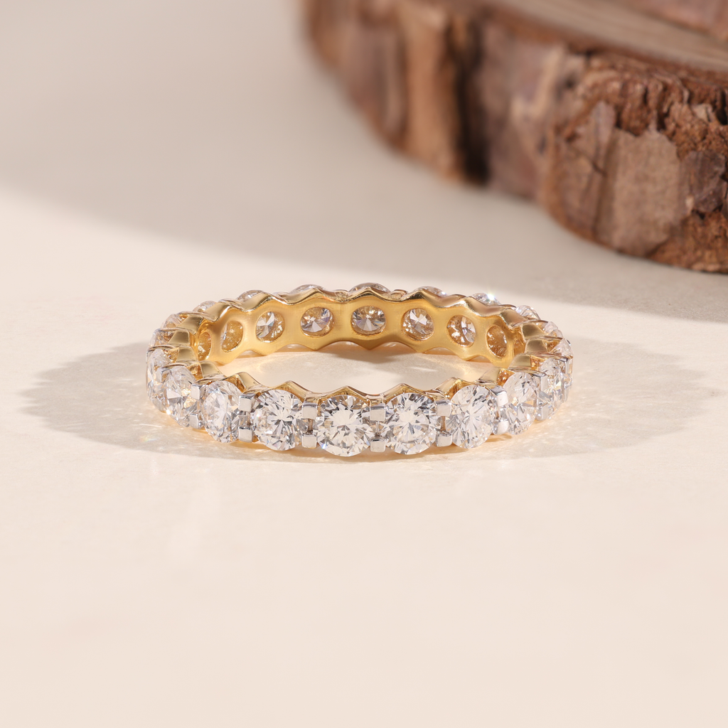 The Crownline | Round Lab Grown Diamond Eternity Band