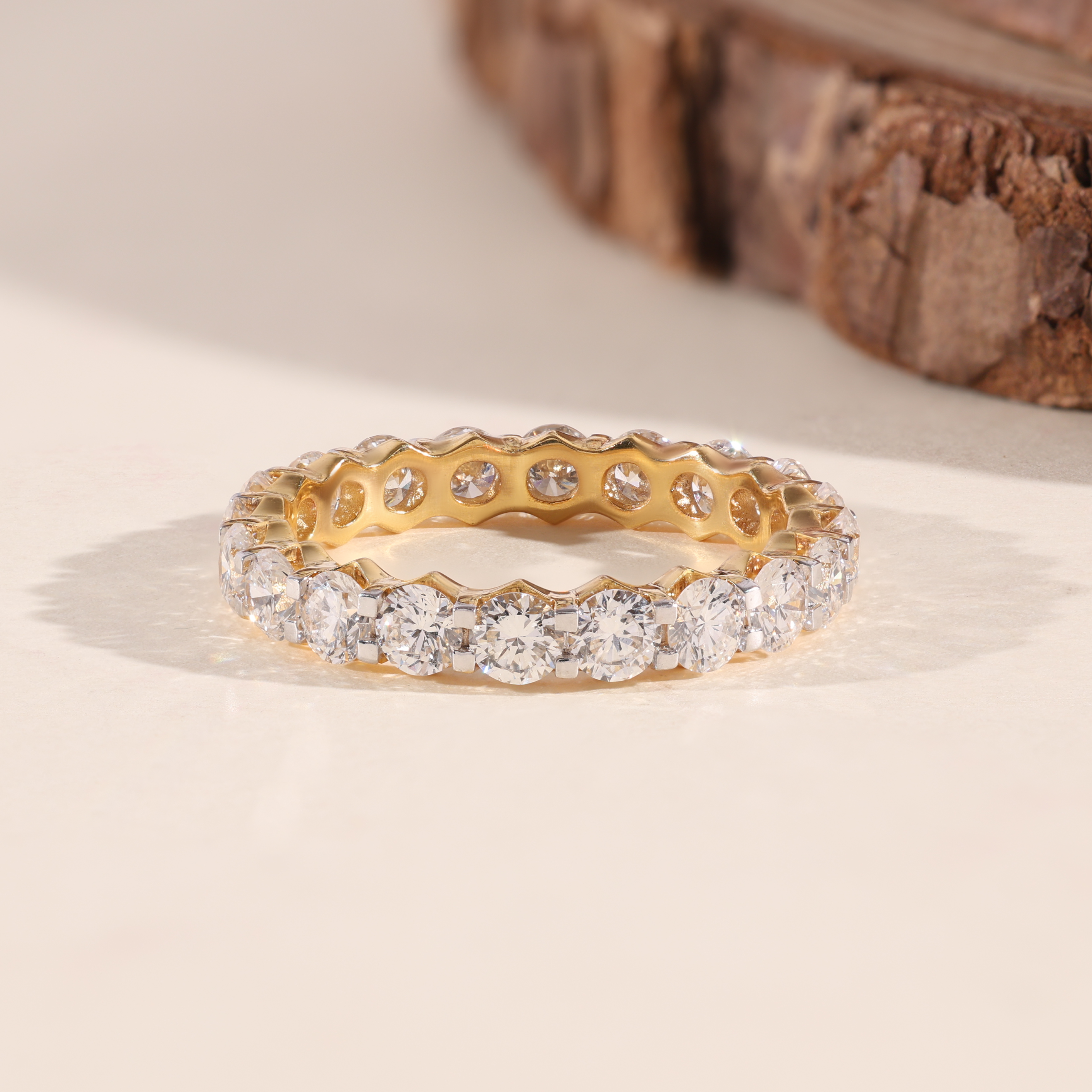 The Crownline | Round Lab Grown Diamond Eternity Band