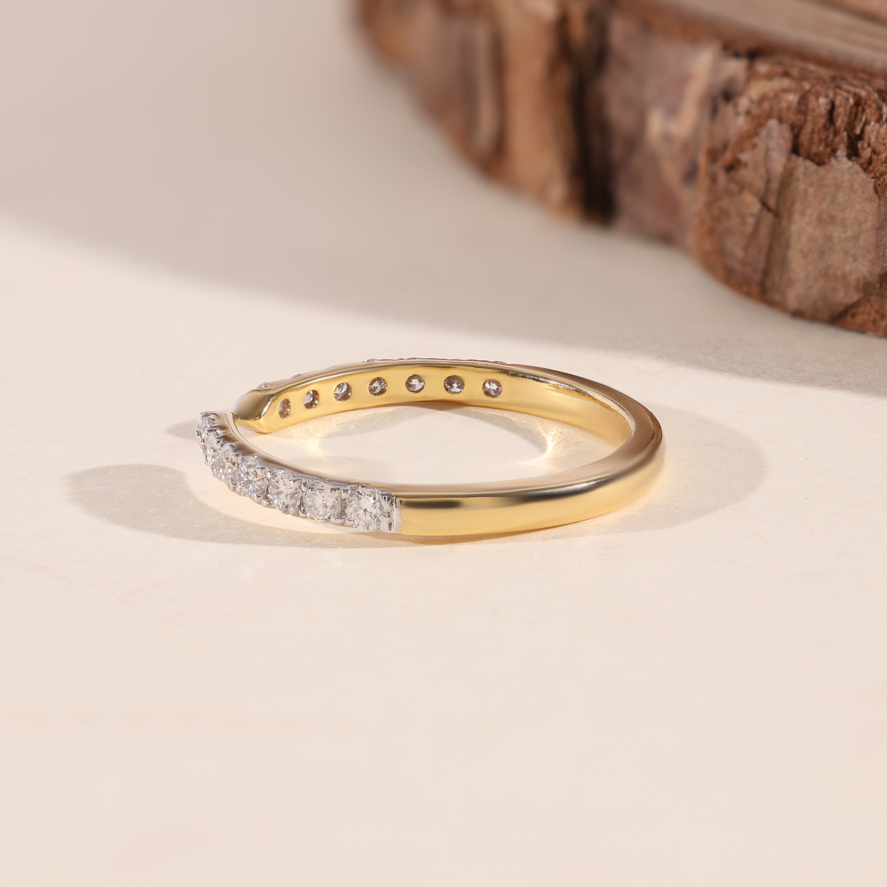 The Meridian | Round Lab Grown Diamond Open Band