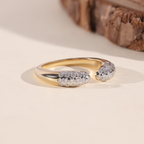 The Eclipse | Pavé Lab Grown Diamond Open Band