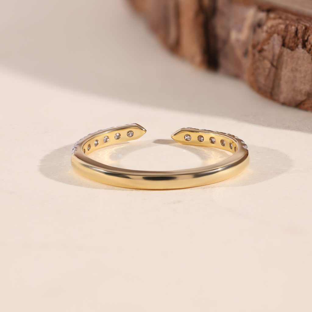 The Meridian | Round Lab Grown Diamond Open Band