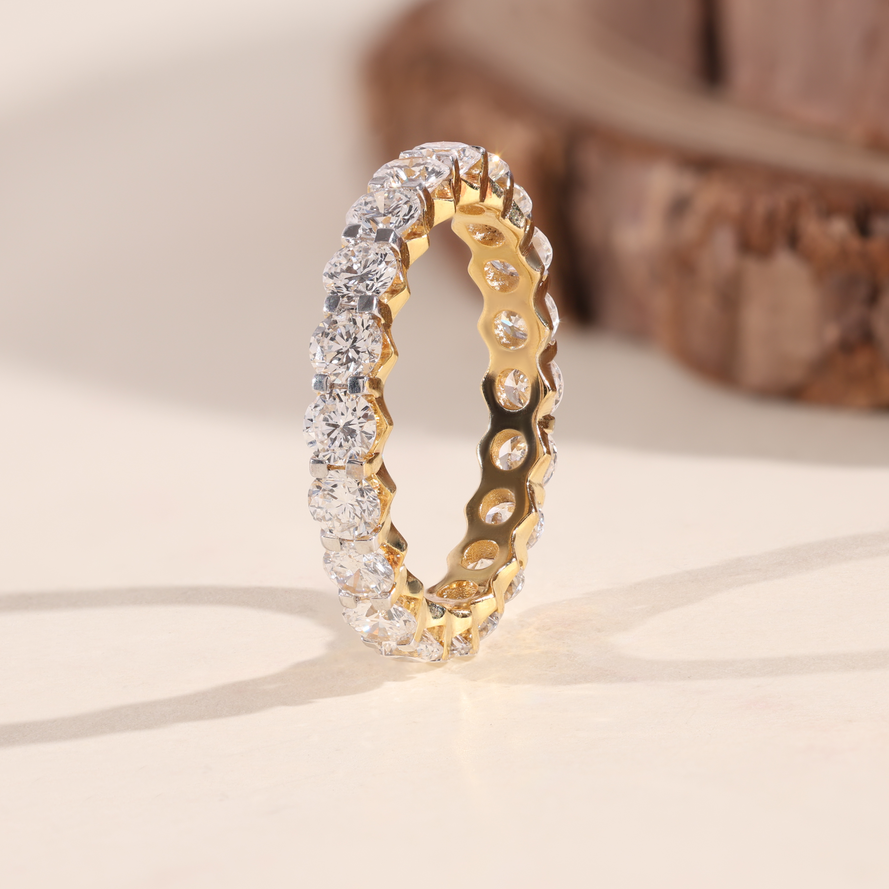 The Crownline | Round Lab Grown Diamond Eternity Band