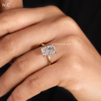 Radiant Cut Solitaire Engagement Ring