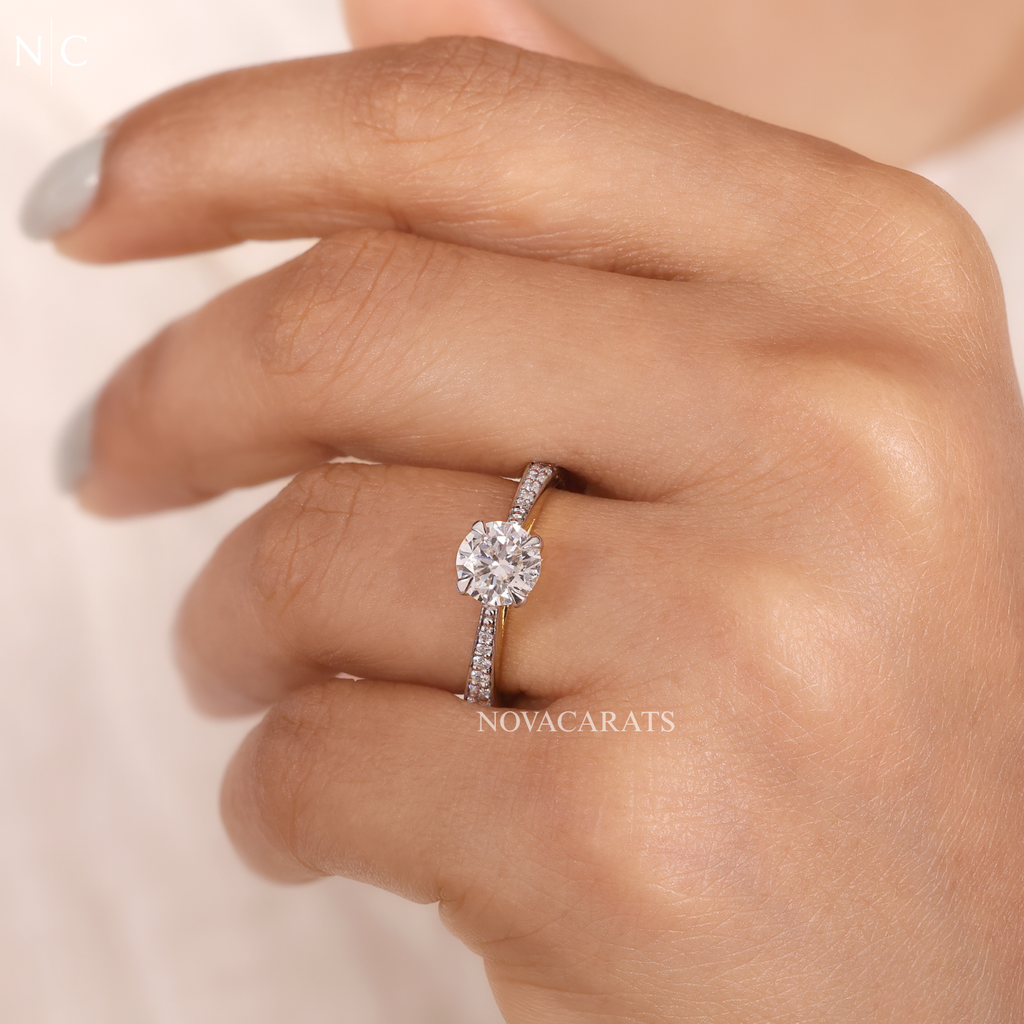 Round Cut Solitaire Engagement Ring