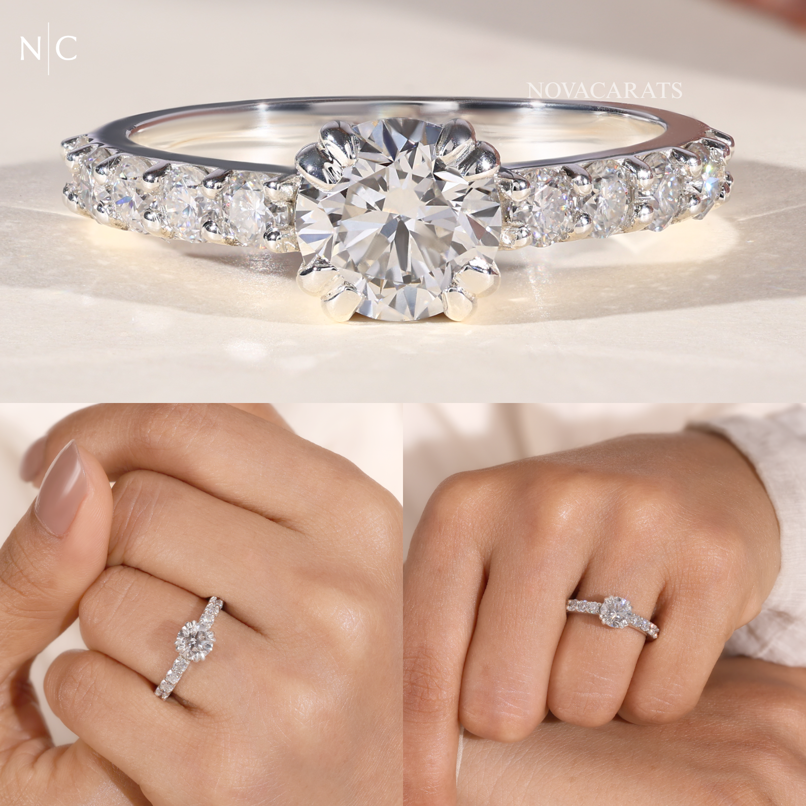 Round Cut Classic Engagement Ring