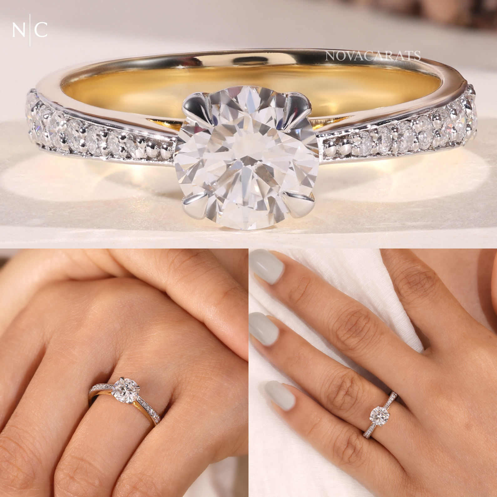 Round Cut Solitaire Engagement Ring