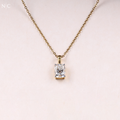 Cushion Cut Diamond Pendent Necklace