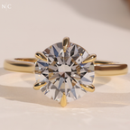 Round Cut Solitaire Engagement Ring