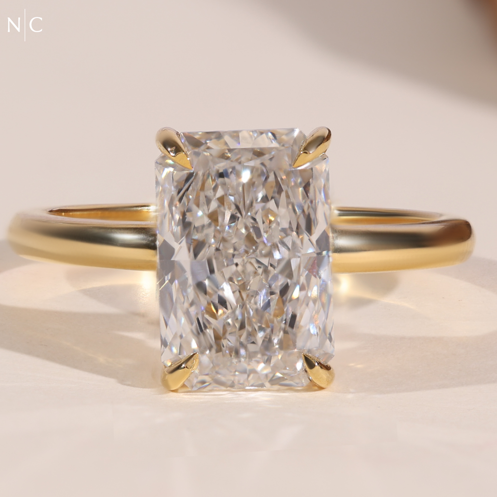 Radiant Cut Solitaire Engagement Ring