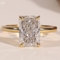 Radiant Cut Solitaire Engagement Ring