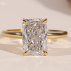 Radiant Cut Solitaire Engagement Ring