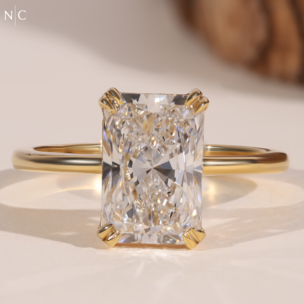 Radiant Cut Solitaire Engagement Ring