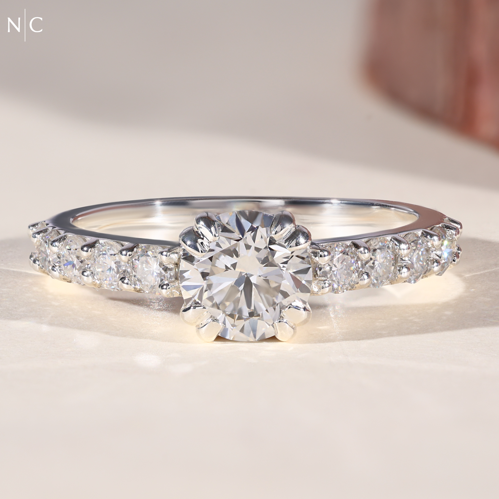 Round Cut Classic Engagement Ring