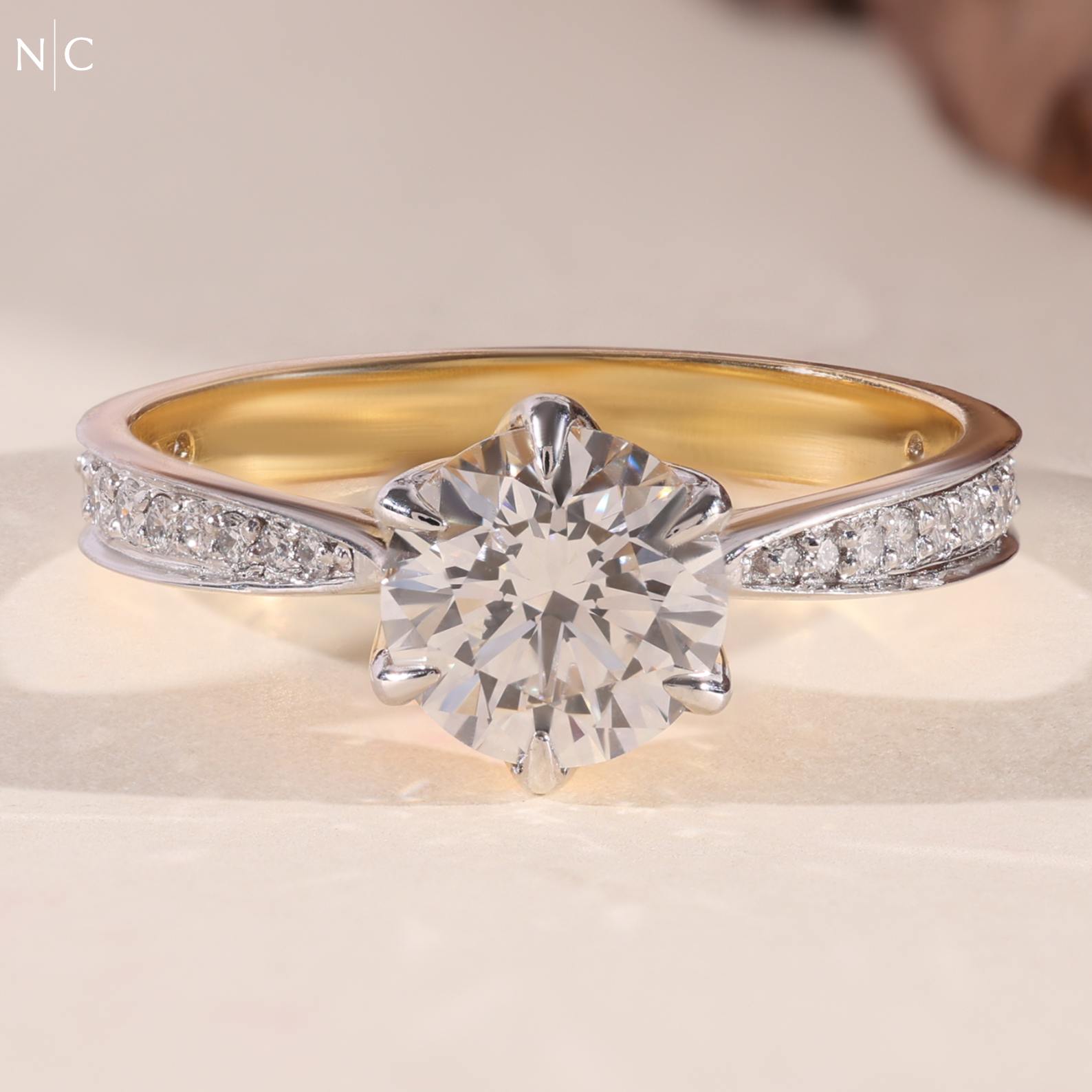 Round Cut Solitaire Engagement Ring
