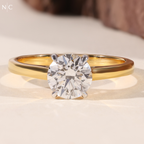 Round Cut Solitaire Engagement Ring
