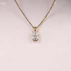 Radiant Cut Diamond Pendent