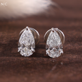 Pear Cut Stud Earrings