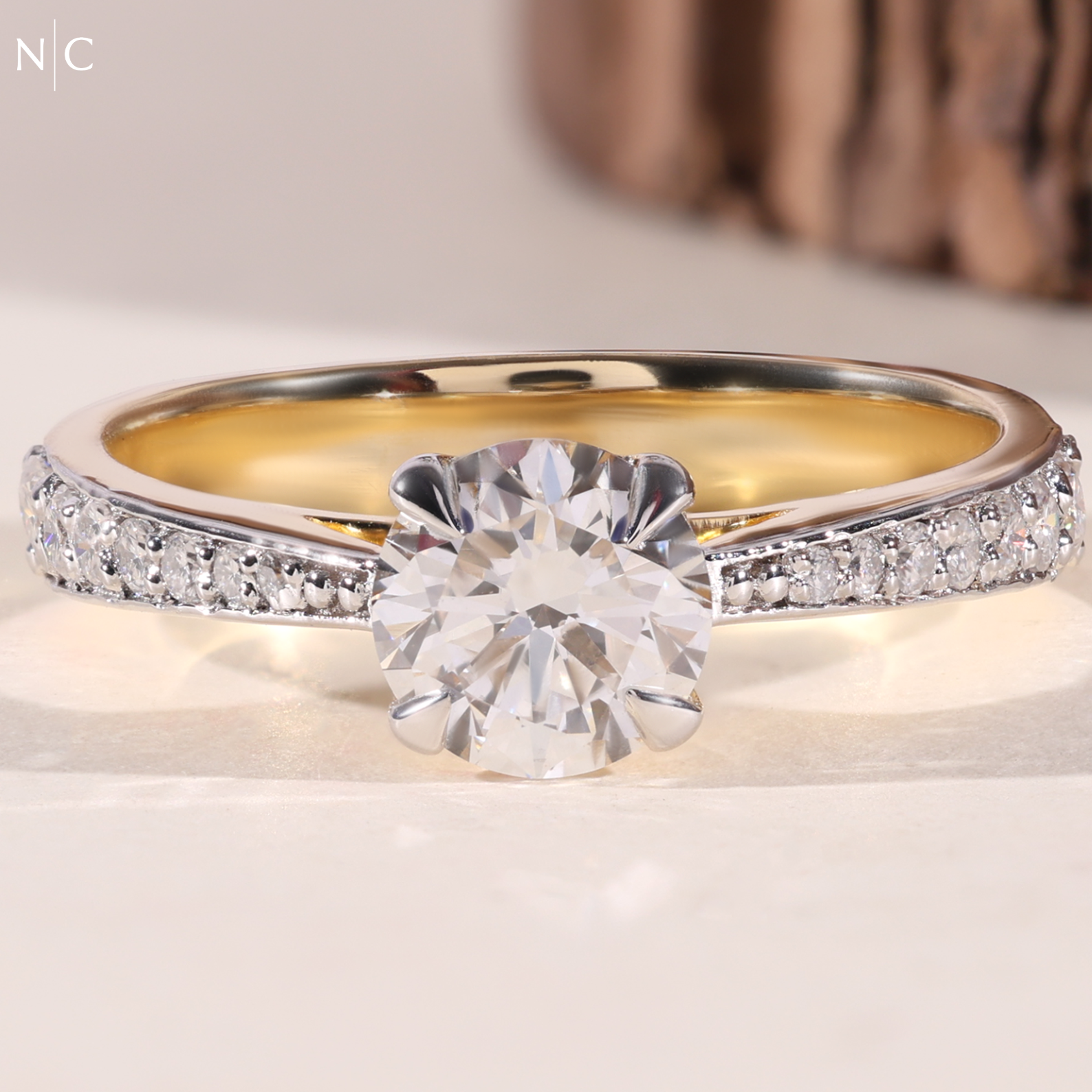 Round Cut Solitaire Engagement Ring