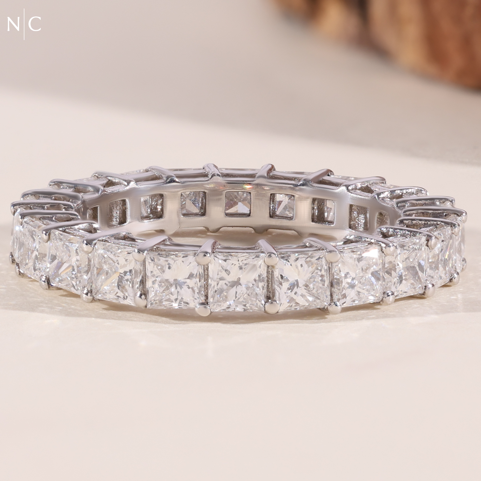 Classic Princess Cut Eternity Ring