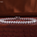 Classic Oval Diamond Tennis Bracelet