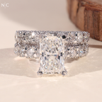 Radiant Cut Floral Cluster Diamond Ring (Copy)