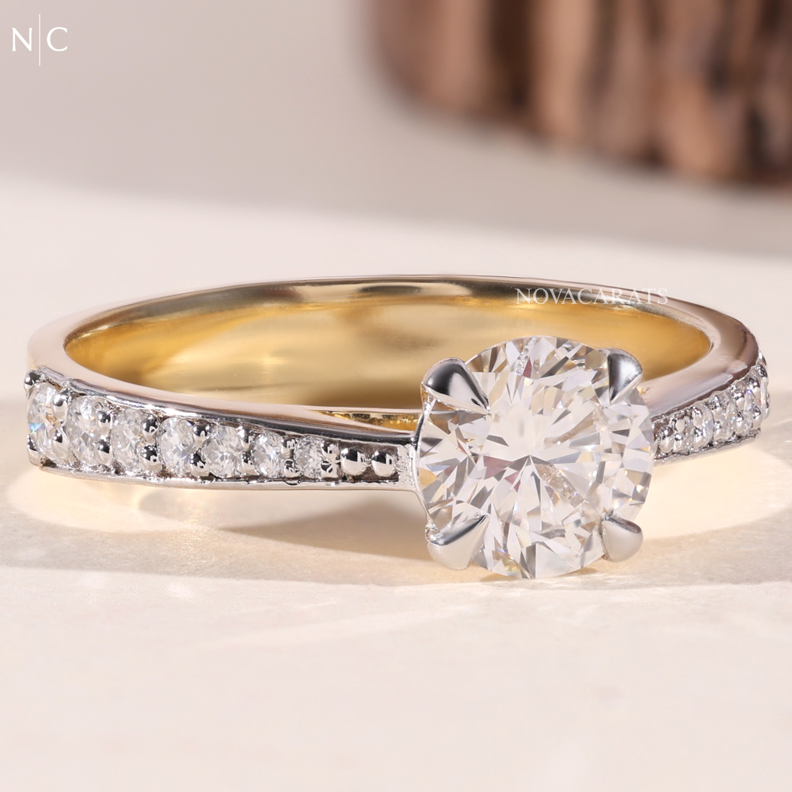 Round Cut Solitaire Engagement Ring