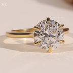 Round Cut Solitaire Engagement Ring
