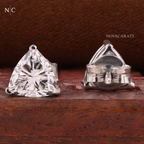Trillion Cut Stud Earrings