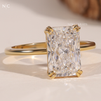 Radiant Cut Solitaire Engagement Ring