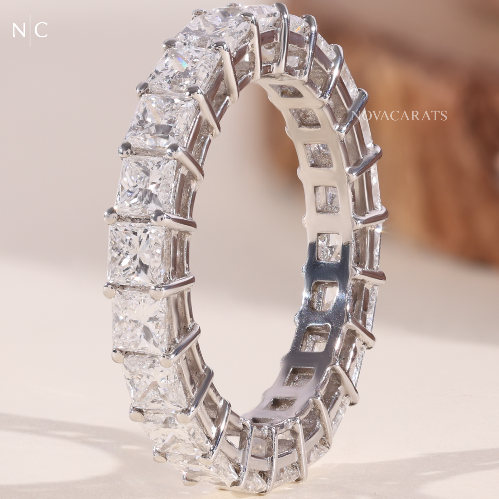 Classic Princess Cut Eternity Ring