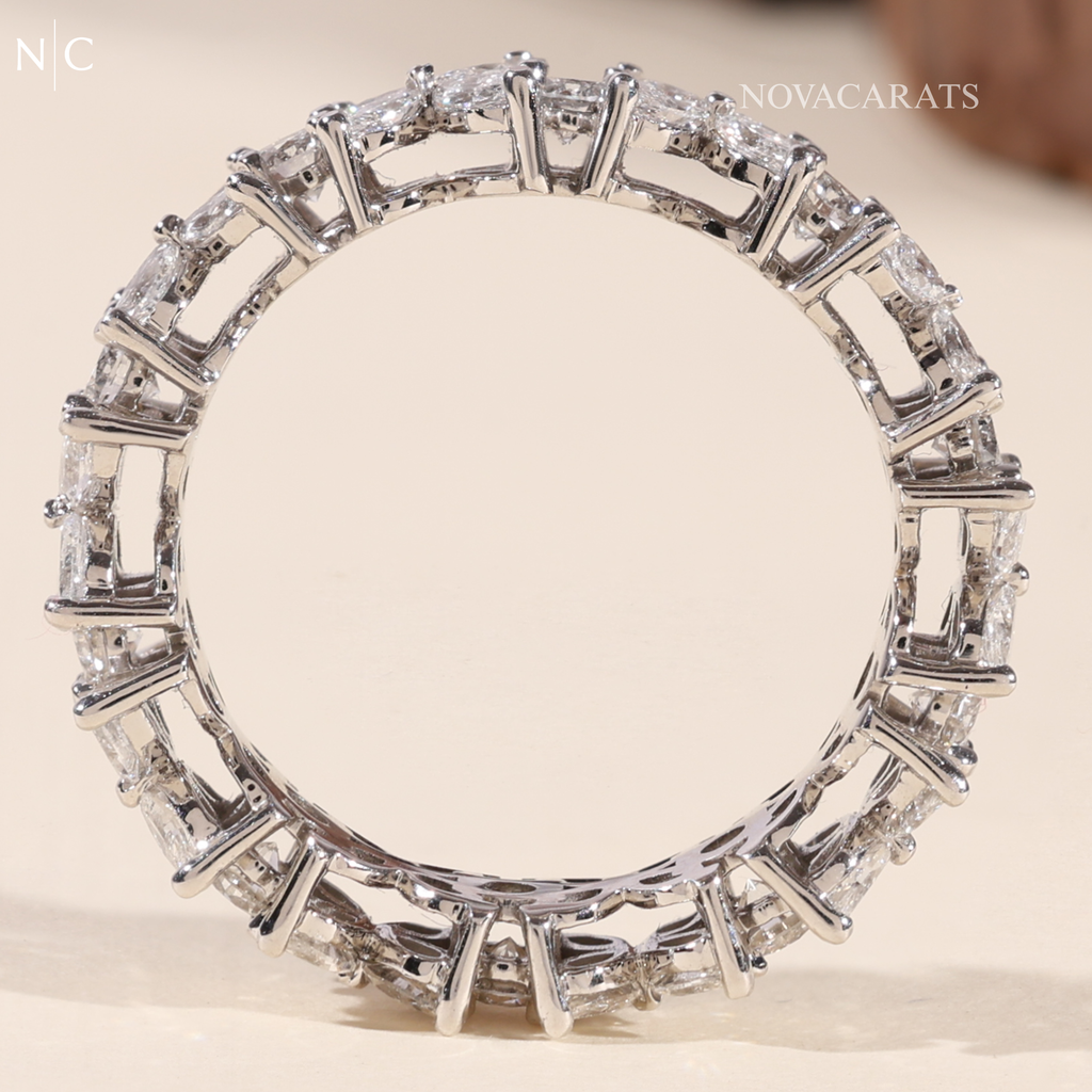Floral Marquise Full Eternity Ring