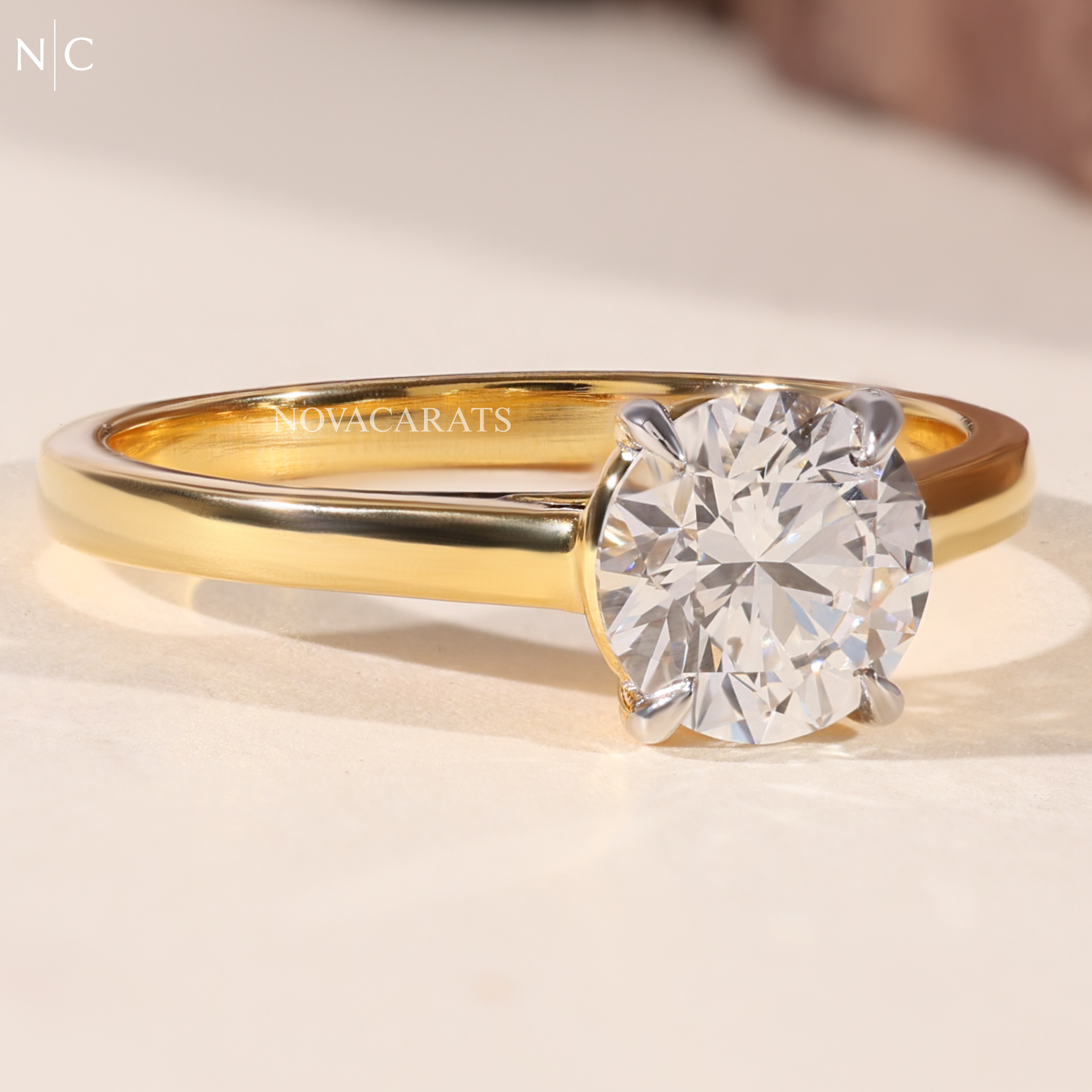 Round Cut Solitaire Engagement Ring