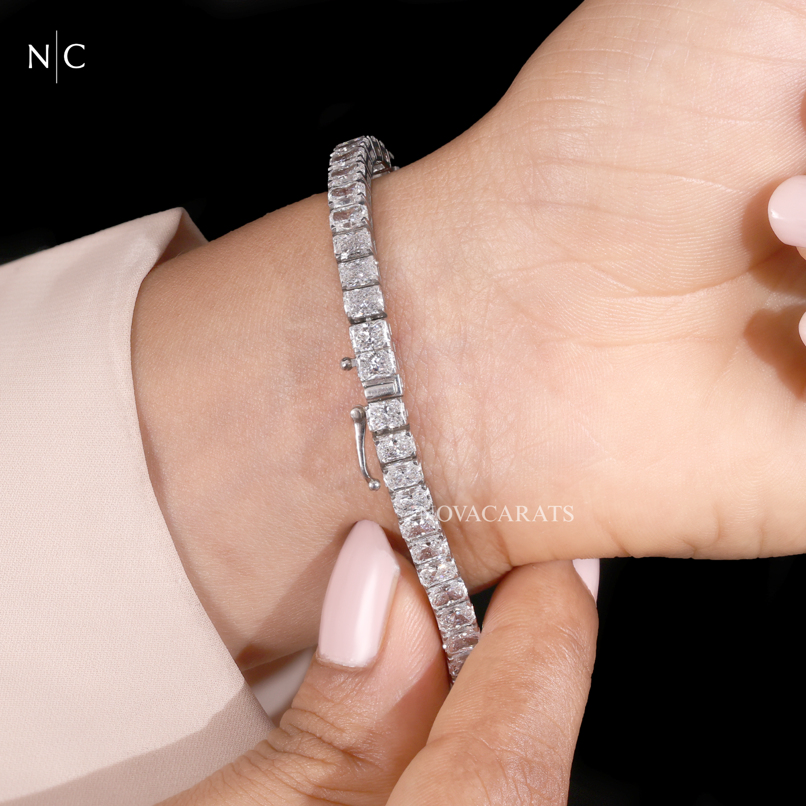 Radiant Cut Diamond Tennis Bracelet