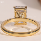 Radiant Cut Solitaire Engagement Ring