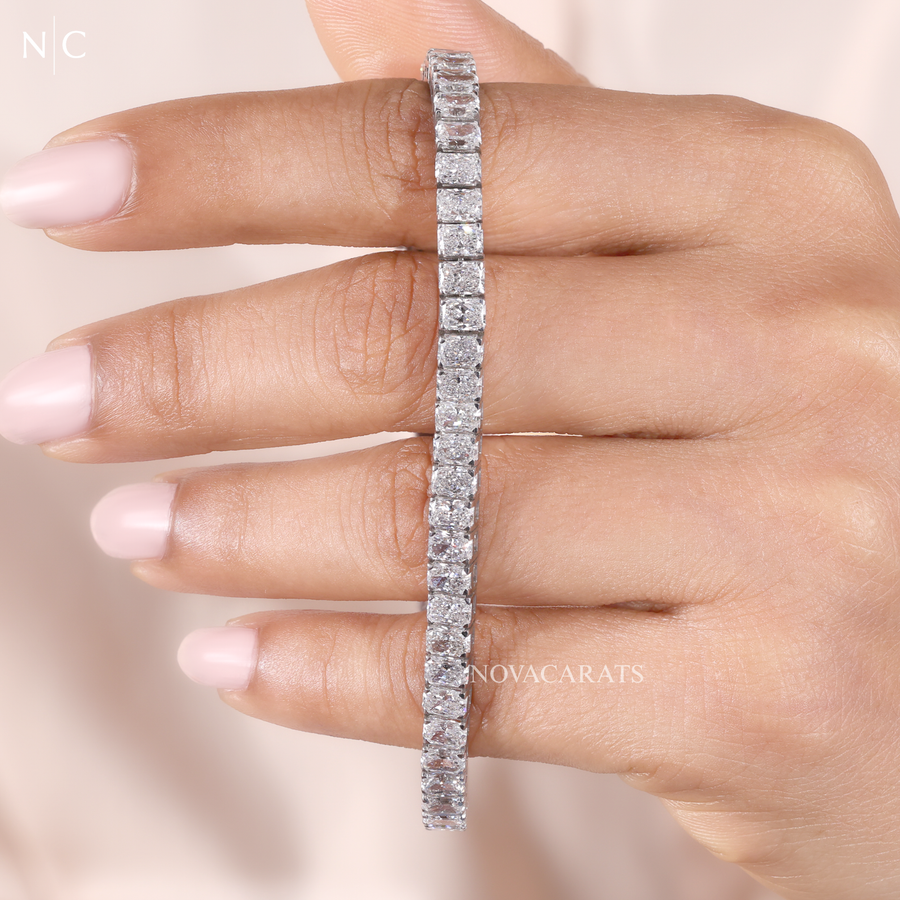 Radiant Cut Diamond Tennis Bracelet