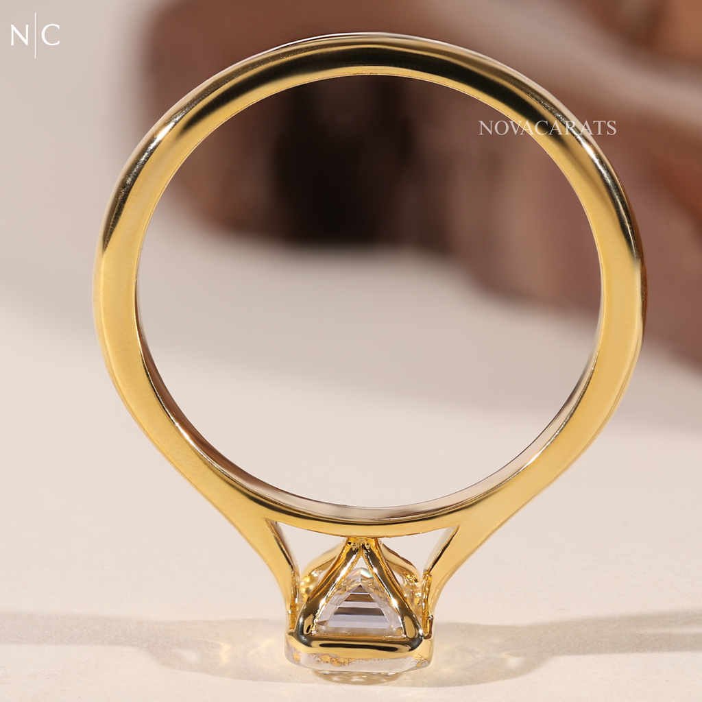 Emerald Cut Solitaire Engagement Ring