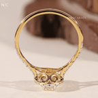 Oval Cut Halo Engagement Ring