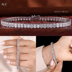 Radiant Cut Diamond Tennis Bracelet