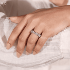 Floral Marquise Full Eternity Ring
