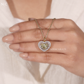 Heart Cut Yellow Diamond Pendent Necklace
