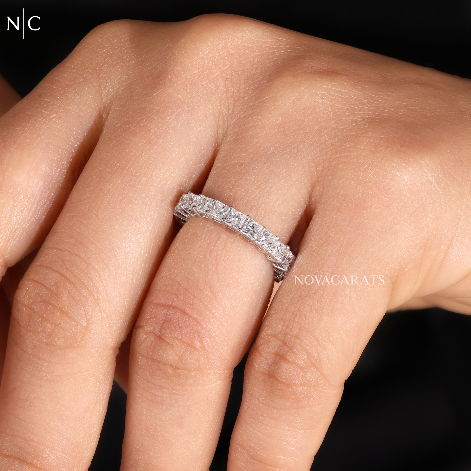 Classic Princess Cut Eternity Ring