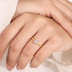 Emerald Cut Solitaire Engagement Ring
