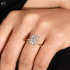 Radiant Cut Solitaire Engagement Ring