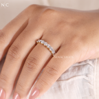 Round Cut Full Eternity Band