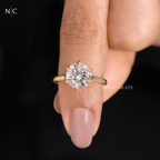 Round Cut Solitaire Engagement Ring