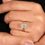 Radiant Cut Solitaire Engagement Ring