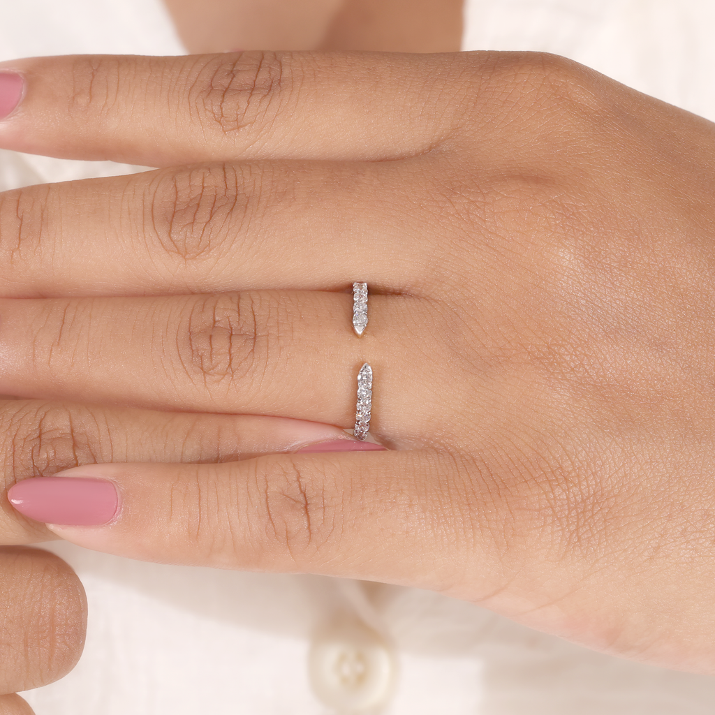 The Meridian | Round Lab Grown Diamond Open Band
